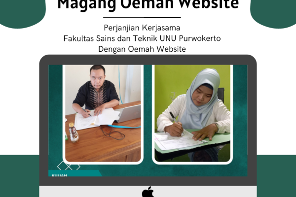 Perjanjian Kerjasama Fakultas Sains dan Teknik UNU Purwokerto Dengan Oemah Website